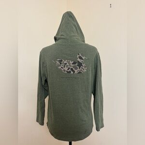 Boys Southern Marsh Youth Hoodie long sleeve Tee Duck Originals Camo Large